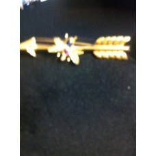 gold and diamond brooch